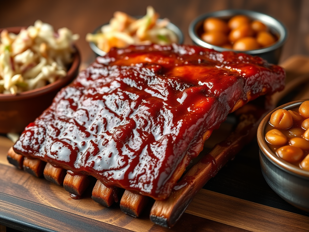 Oven-Barbecued Ribs